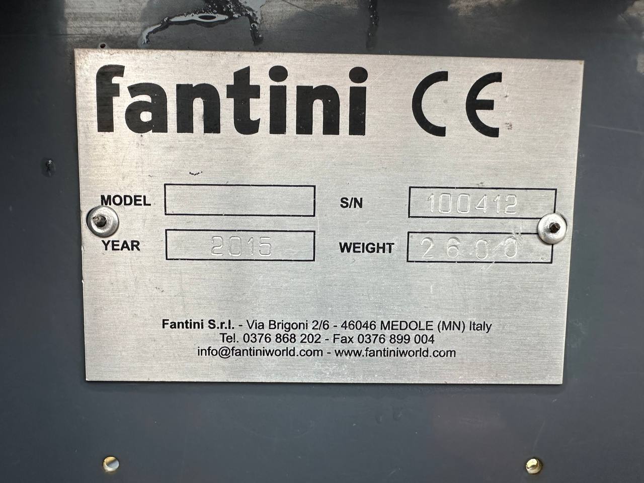 Жниварка для збирання кукурудзи Fantini LO3